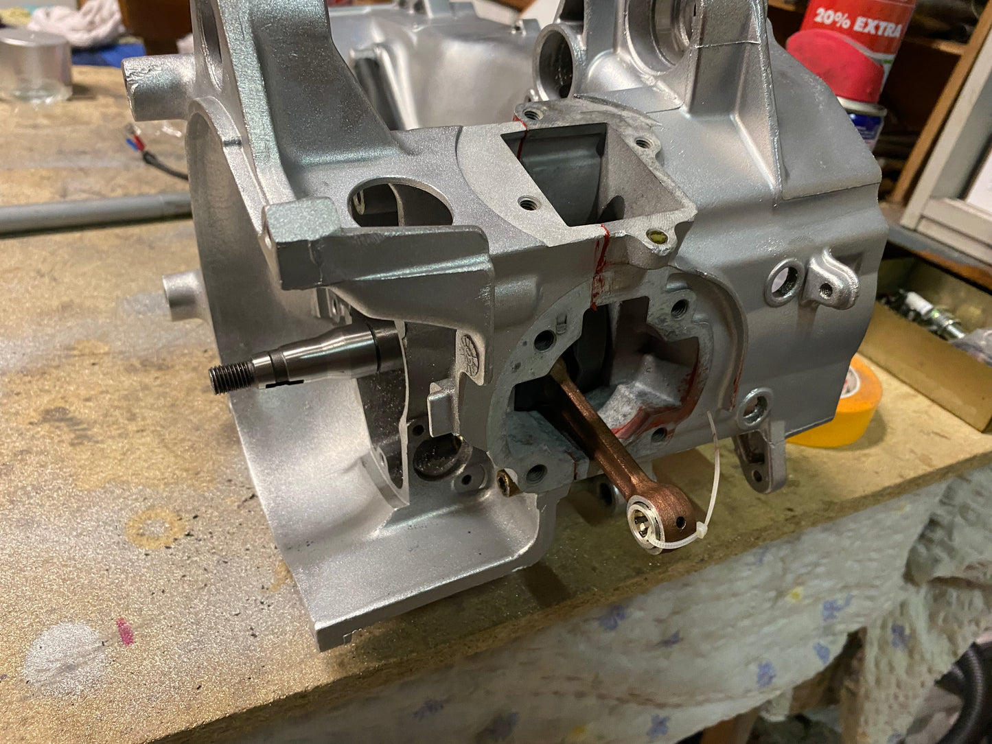 Motor Reinigung + Lackierung