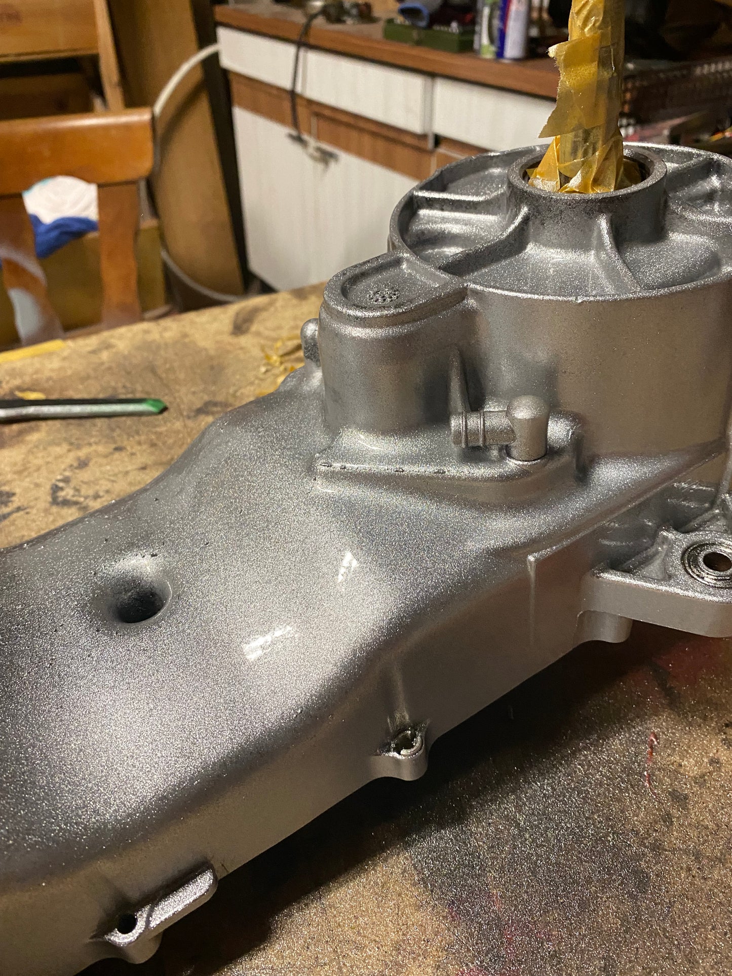 Motor Reinigung + Lackierung