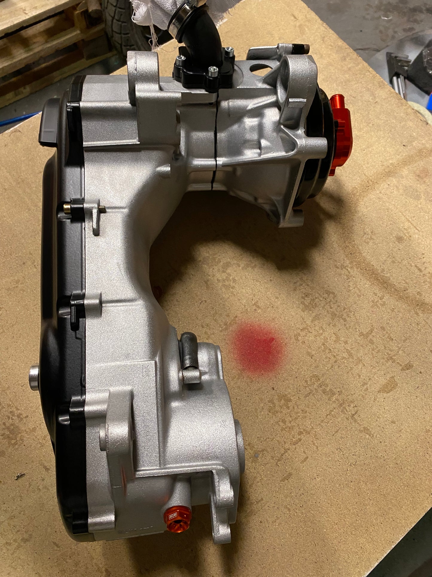 Motor Reinigung + Lackierung
